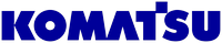 Логотип фирмы Komatsu в Юрге