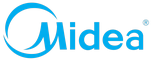 Логотип фирмы Midea в Юрге